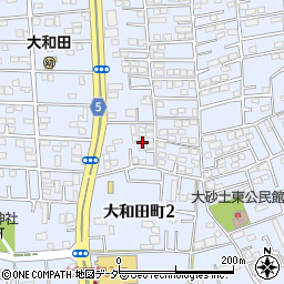 ＣＢ大和田フェリア周辺の地図