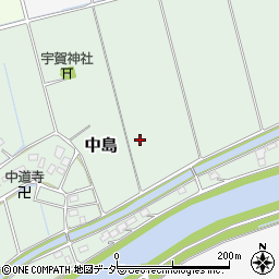 茨城県稲敷市中島周辺の地図
