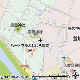 茨城県取手市萱場6-1周辺の地図