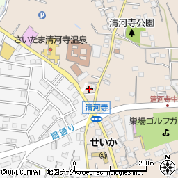 埼玉県さいたま市西区清河寺757周辺の地図