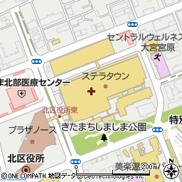 セリアイトーヨーカドー大宮宮原店周辺の地図