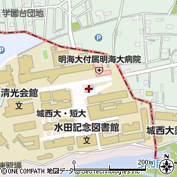 城西大学水田美術館周辺の地図