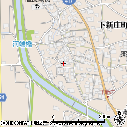 福井県鯖江市下新庄町53周辺の地図