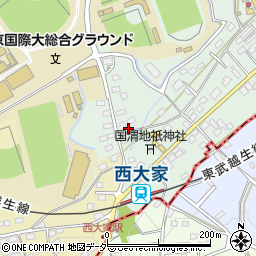 埼玉県坂戸市森戸609-1周辺の地図