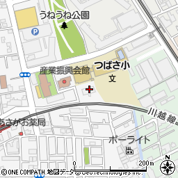 さいたま市役所　経済局経済部経済政策課産業振興会館・計量検査所周辺の地図