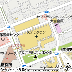 Ｇａｐ　Ｆａｃｔｏｒｙ　Ｓｔｏｒｅステラタウン大宮店周辺の地図