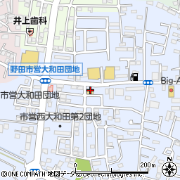 セブンイレブン野田大和田団地店周辺の地図