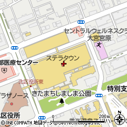 ハニーズ大宮ステラタウン店周辺の地図