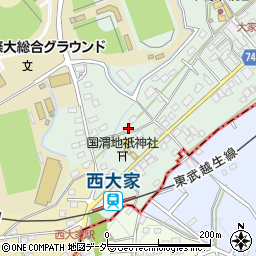 埼玉県坂戸市森戸594周辺の地図