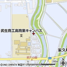 福井県越前市家久町2-2周辺の地図