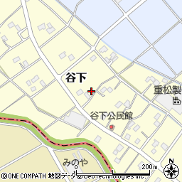 埼玉県さいたま市岩槻区谷下209周辺の地図
