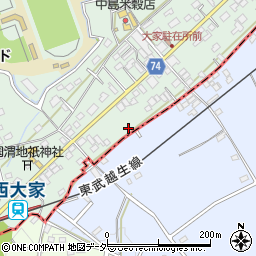 埼玉県坂戸市森戸581周辺の地図