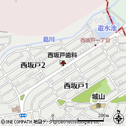 西坂戸歯科医院周辺の地図