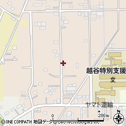 有限会社カイト　越谷資材置場周辺の地図
