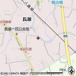 埼玉県入間郡毛呂山町長瀬276-4周辺の地図