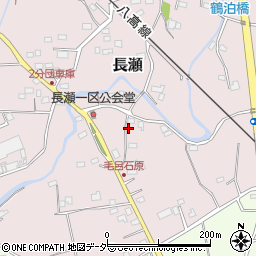 埼玉県入間郡毛呂山町長瀬2052周辺の地図
