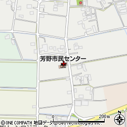 芳野公民館周辺の地図