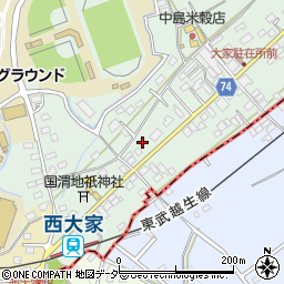 埼玉県坂戸市森戸534周辺の地図