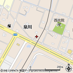 茨城県鹿嶋市泉川466-1周辺の地図