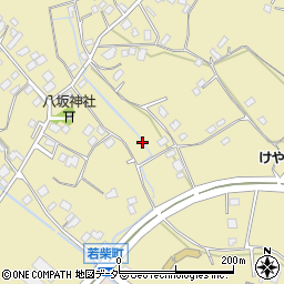 茨城県龍ケ崎市若柴町周辺の地図