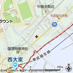 埼玉県坂戸市森戸535周辺の地図