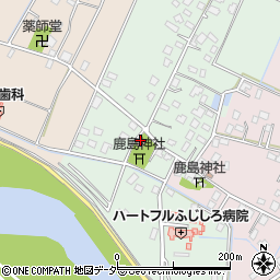 下萱場公民館周辺の地図