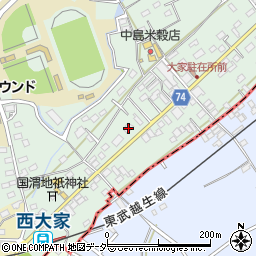 埼玉県坂戸市森戸537周辺の地図