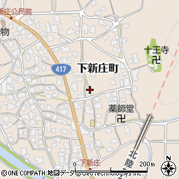 福井県鯖江市下新庄町62-11周辺の地図