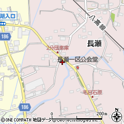埼玉県入間郡毛呂山町長瀬2095-1周辺の地図