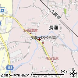 埼玉県入間郡毛呂山町長瀬2069周辺の地図