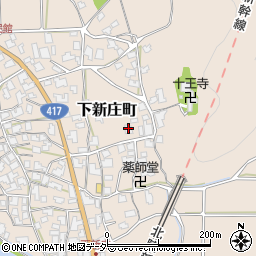 福井県鯖江市下新庄町62周辺の地図