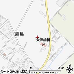 千葉県香取市扇島周辺の地図