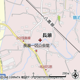 埼玉県入間郡毛呂山町長瀬168周辺の地図