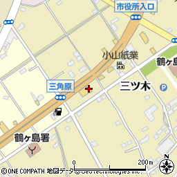 丸千代山岡家　鶴ヶ島店周辺の地図