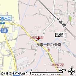埼玉県入間郡毛呂山町長瀬156周辺の地図