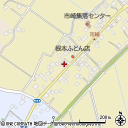 茨城県稲敷市市崎443-5周辺の地図