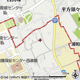 埼玉県さいたま市西区峰岸周辺の地図