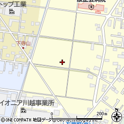 埼玉県川越市山田周辺の地図