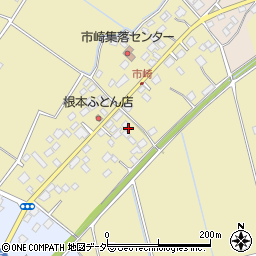 茨城県稲敷市市崎408周辺の地図