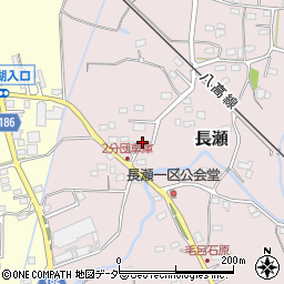 埼玉県入間郡毛呂山町長瀬154周辺の地図