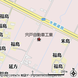 宍戸自動車周辺の地図