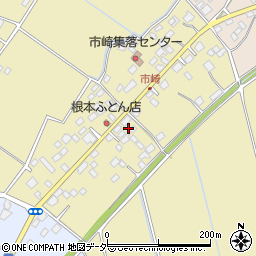 茨城県稲敷市市崎407周辺の地図