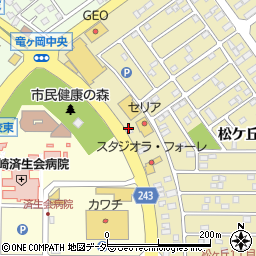 １００円ショップセリア龍ヶ崎店周辺の地図