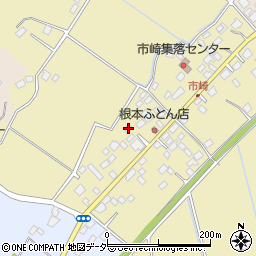 茨城県稲敷市市崎443-1周辺の地図