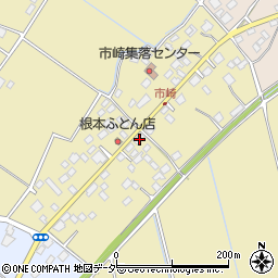 茨城県稲敷市市崎407-1周辺の地図