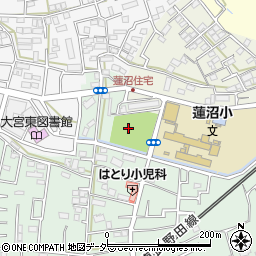 山崎公園トイレ周辺の地図