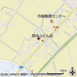 茨城県稲敷市市崎442-2周辺の地図