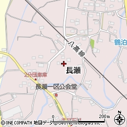 埼玉県入間郡毛呂山町長瀬171周辺の地図
