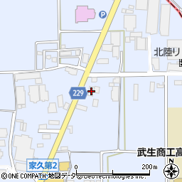 福井県越前市家久町29周辺の地図