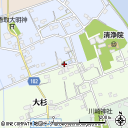 埼玉県越谷市大松87周辺の地図